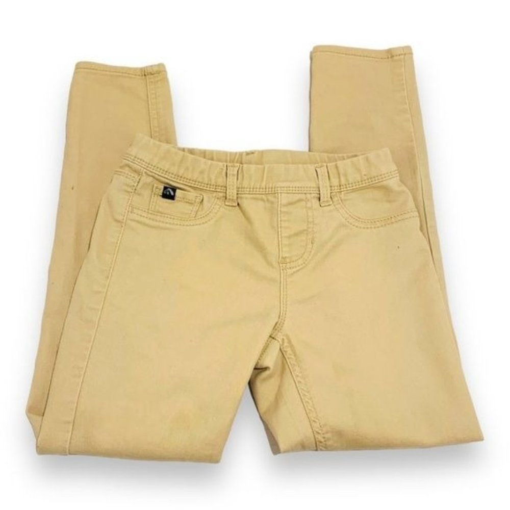 Girls Jordache Cream/Tan Straight Leg Jeans Size 7/8